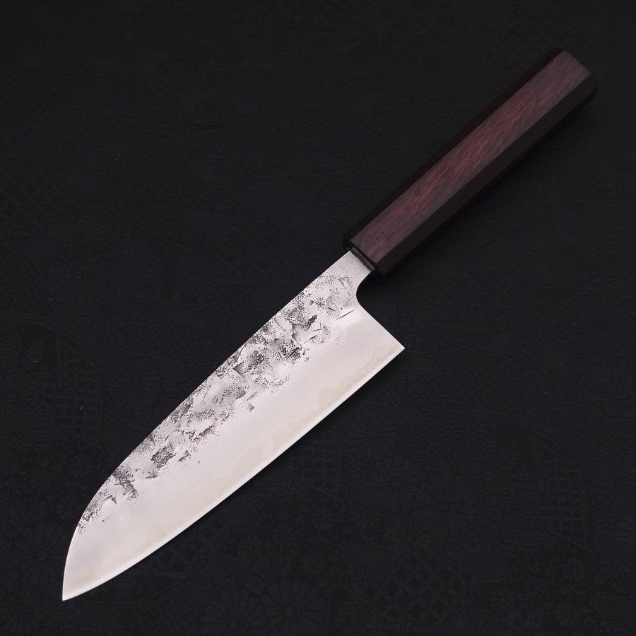 Santoku SLD Nashiji Washi Purple Urushi Handle 165mm