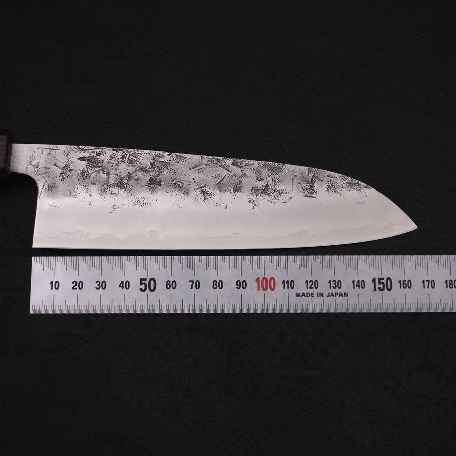 Santoku SLD Nashiji Washi Purple Urushi Handle 165mm