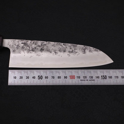 Santoku SLD Nashiji Washi Purple Urushi Handle 165mm