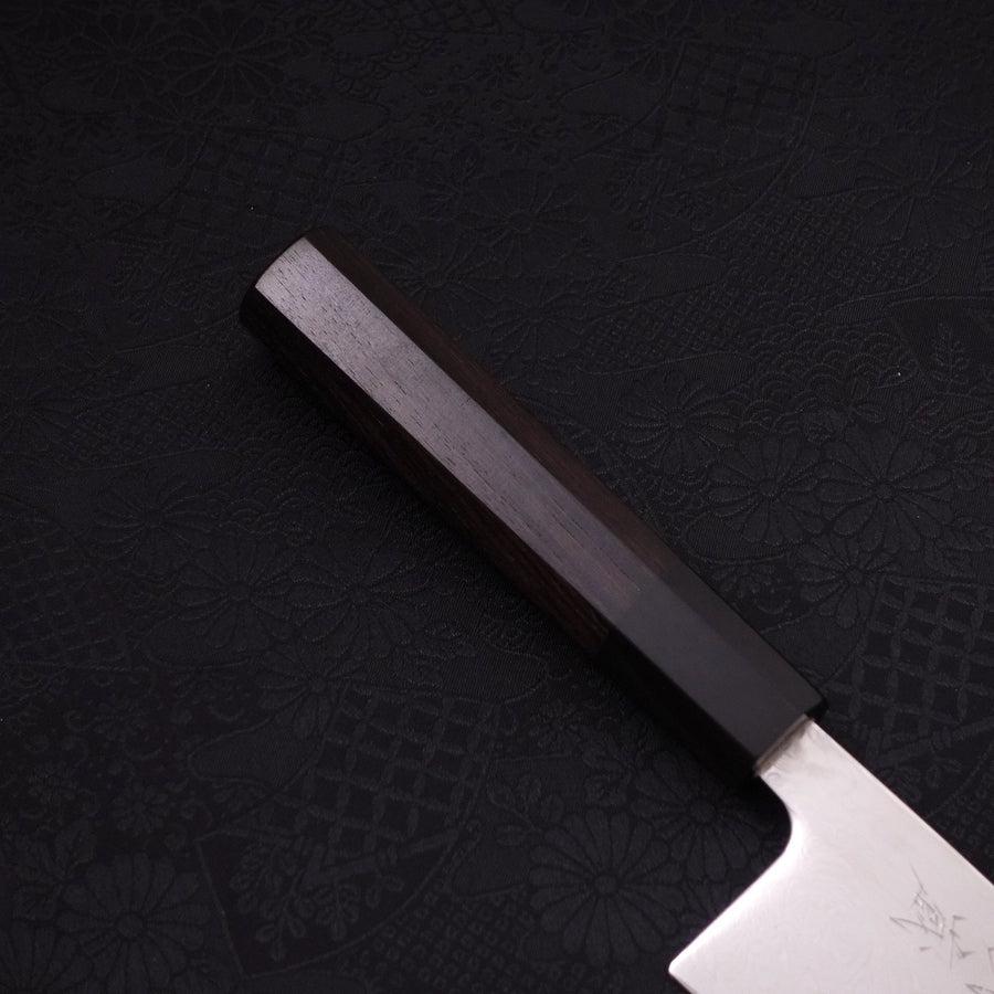 Santoku SLD Wave Nickel Damascus Buffalo Ebony Handle 165mm