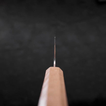 Santoku SLD Wave Nickel Damascus White Urushi Handle 165mm