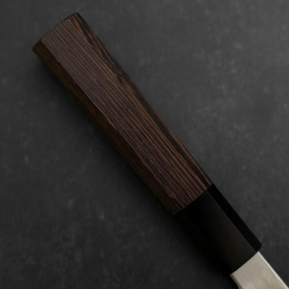 Santoku Silver Steel #3 Damascus Buffalo Wenge Handle 180mm