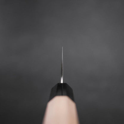 Santoku Silver Steel #3 Nashiji Buffalo Magnolia Handle 165mm