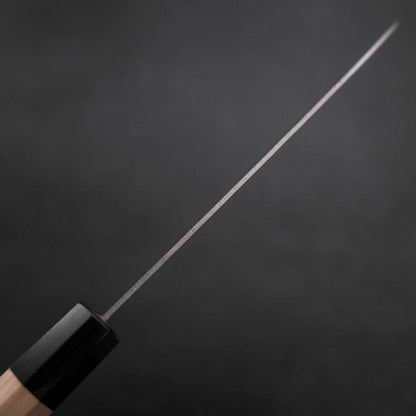 Santoku Silver Steel #3 Nashiji Buffalo Magnolia Handle 165mm