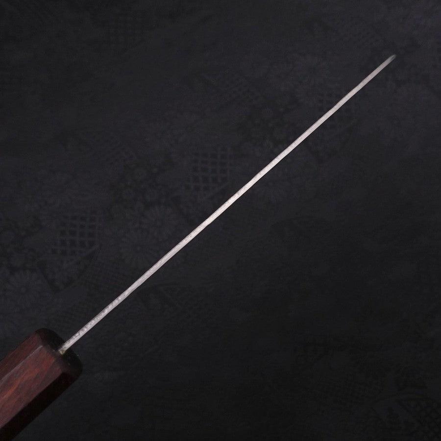 Santoku Silver Steel #3 Nashiji Purple Urushi Handle 165mm