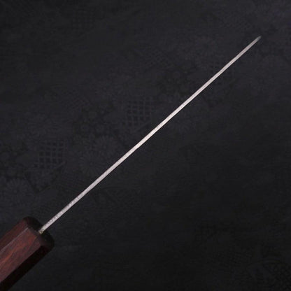 Santoku Silver Steel #3 Nashiji Purple Urushi Handle 165mm