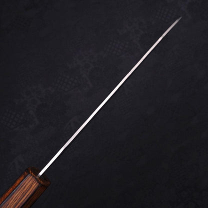 Santoku Silver Steel #3 Nashiji Sumi Urushi Handle 165mm