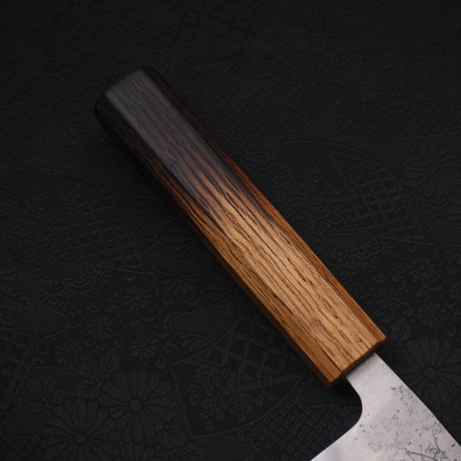 Santoku Silver Steel #3 Nashiji Yaki Urushi Handle 165mm