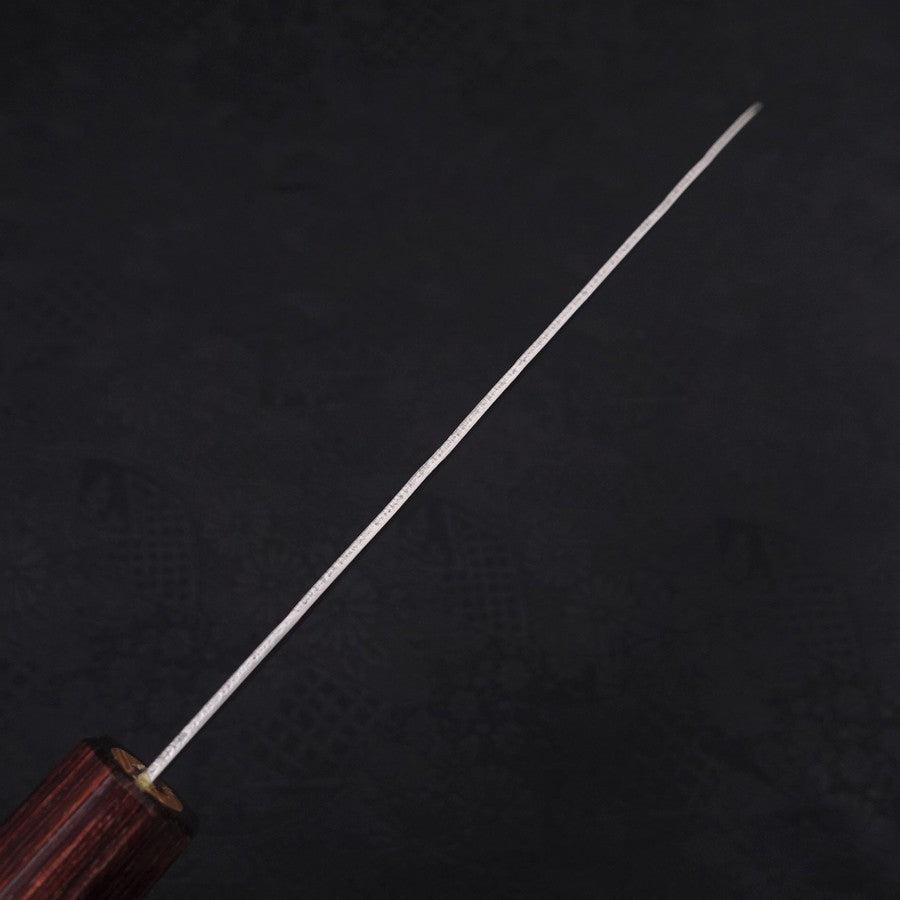 Santoku Silver Steel #3 Nashiji Zelkova Handle 165mm
