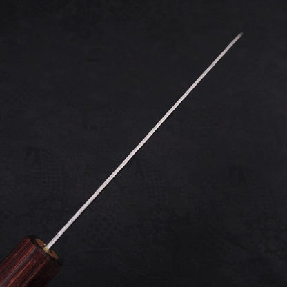 Santoku Silver Steel #3 Nashiji Zelkova Handle 165mm