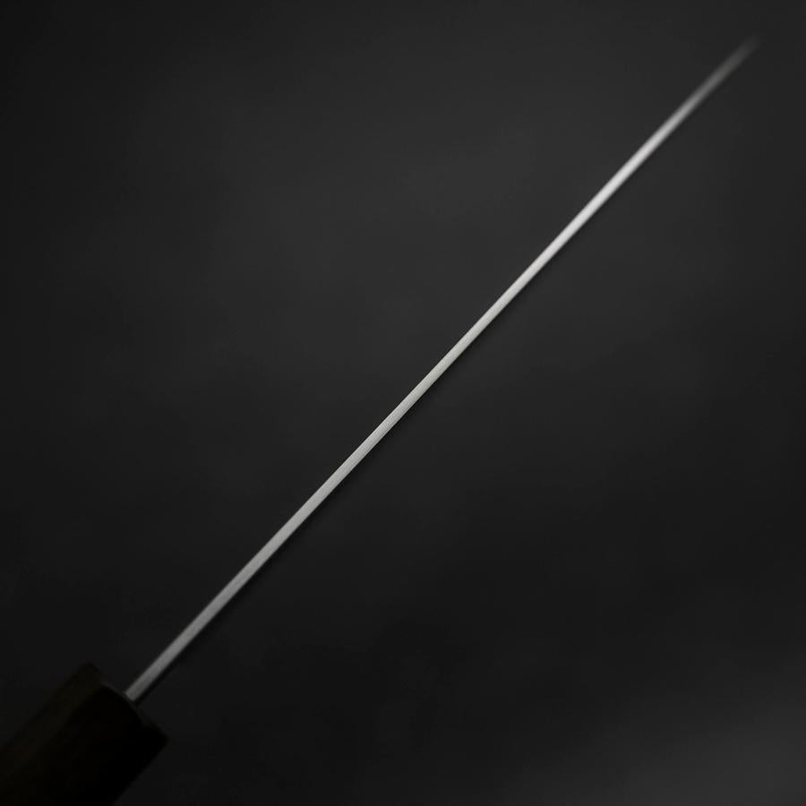 Santoku Silver Steel #3 Polished Ebony Handle 180mm