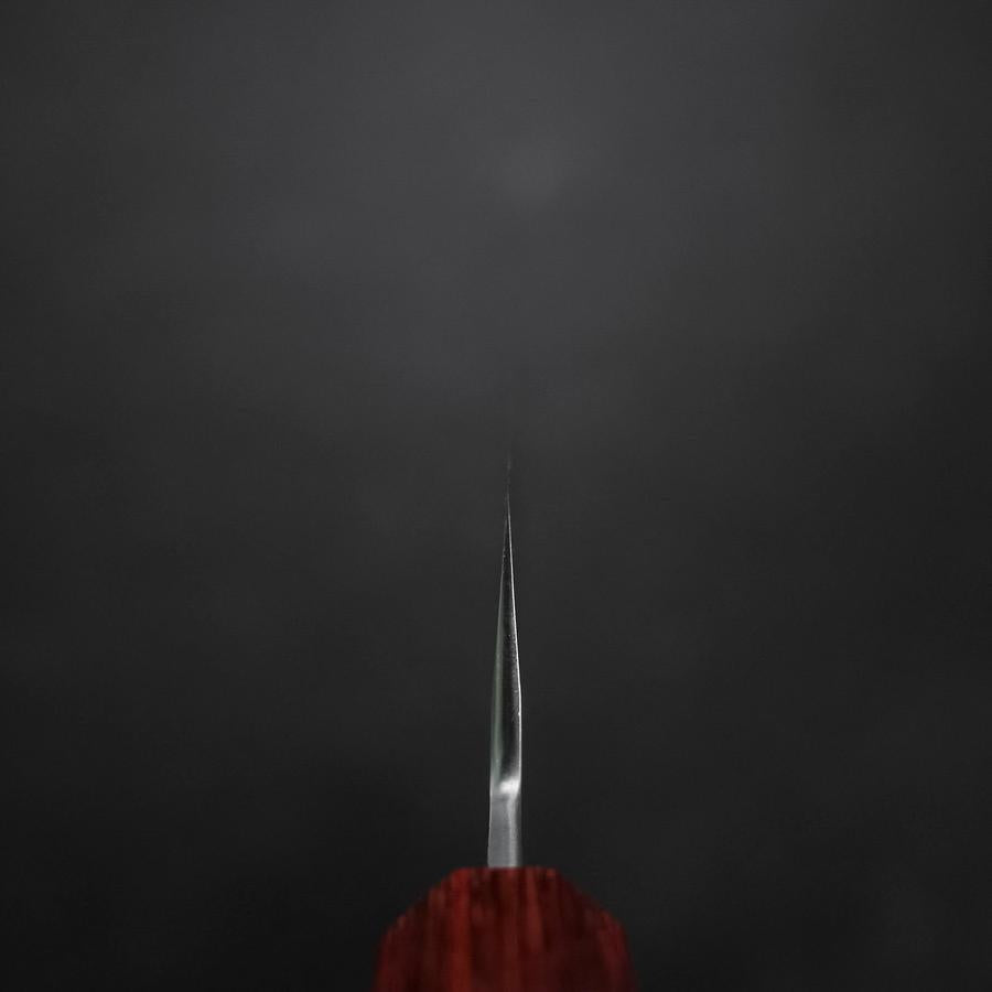 Santoku Silver Steel #3 Polished Walnut Handle 165mm