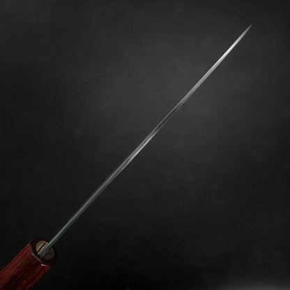 Santoku Silver Steel #3 Polished Walnut Handle 165mm