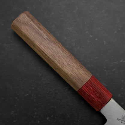 Santoku Silver Steel #3 Polished Walnut Handle 165mm