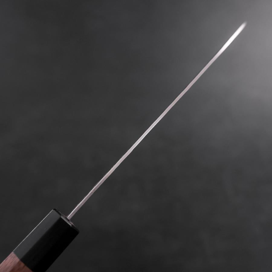 Santoku Silver Steel #3 Tsuchime Damascus Walnut Handle 170mm