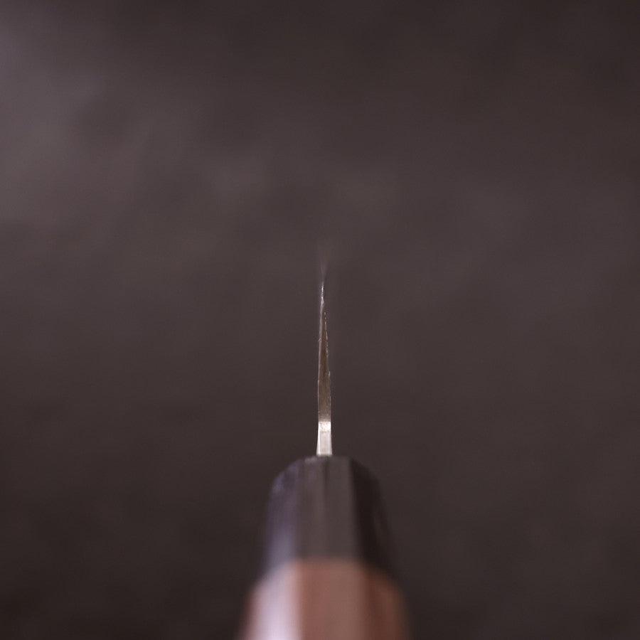 Santoku Stainless Clad Blue Super Polished Shitan Handle 170mm-[Musashi]-[Japanese-Kitchen-Knives]