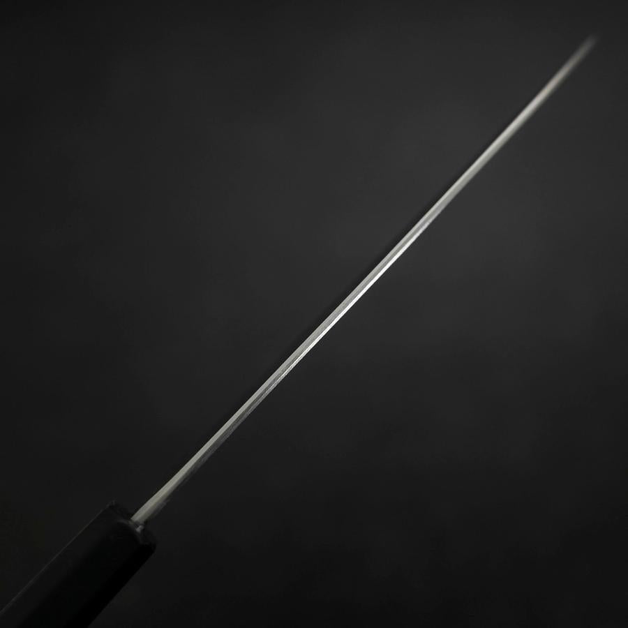 Santoku Stainless Clad Blue Steel #2 Kurouchi Rubber Handle 165mm