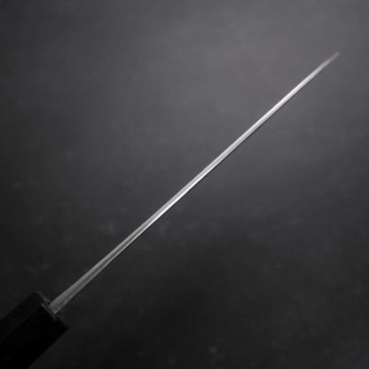 Santoku Stainless Clad Blue Steel #2 Kurouchi Walnut Handle 165mm