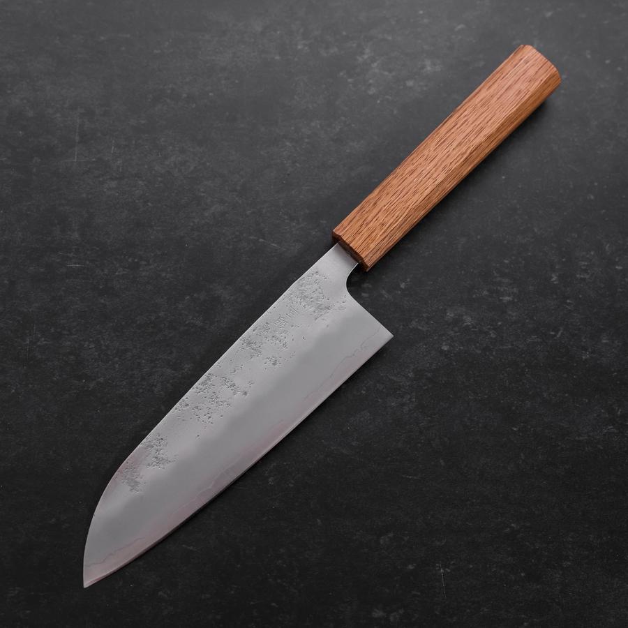Santoku Sweden Stainless Steel Nashiji Washi Oak Handle 165mm