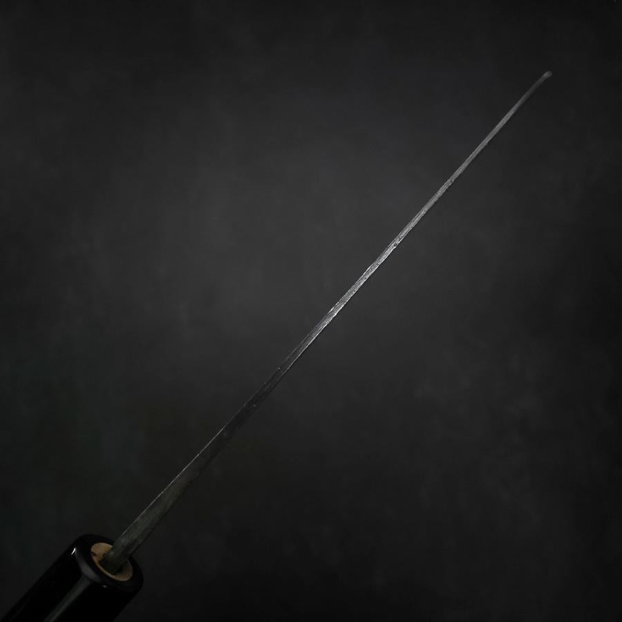 Santoku V-Toku Kurouchi Damascus Buffalo Magnolia Handle 170mm