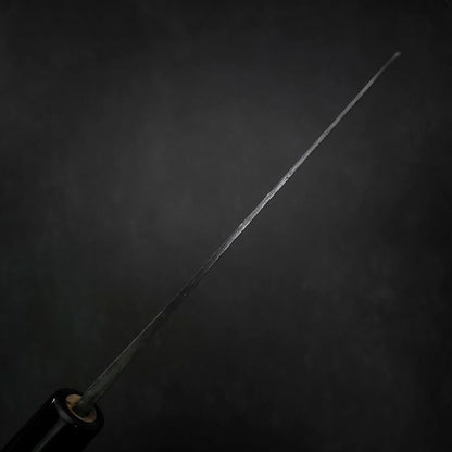 Santoku V-Toku Kurouchi Damascus Buffalo Magnolia Handle 170mm