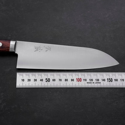 Santoku VG-1 Bokashi Western Mahogany Handle 165mm