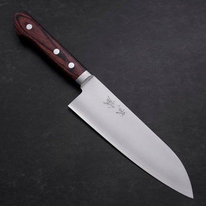 Santoku VG-1 Bokashi Western Mahogany Handle 165mm
