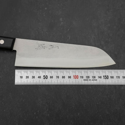Santoku VG-1 Nashiji Western Black Handle 165mm