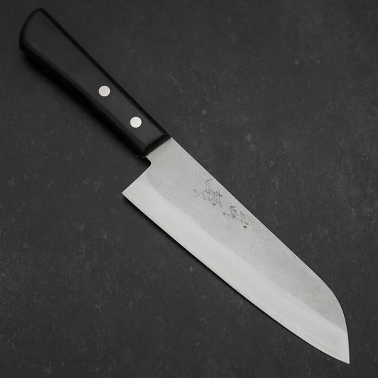 Santoku VG-1 Nashiji Western Black Handle 165mm