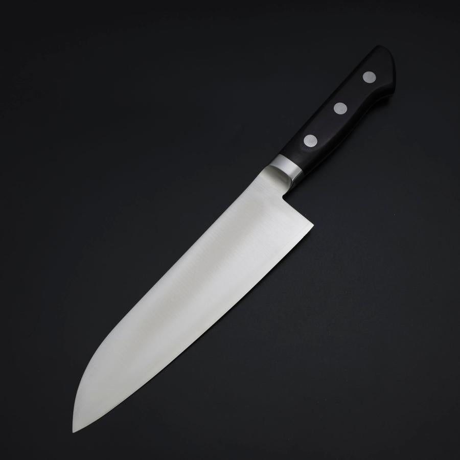 Santoku VG-1 Polished Black Western Handle 180mm