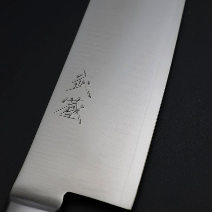 Santoku VG-1 Polished Black Western Handle 180mm