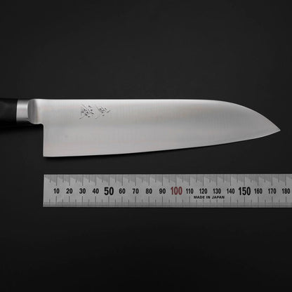 Santoku VG-1 Polished Black Western Handle 180mm