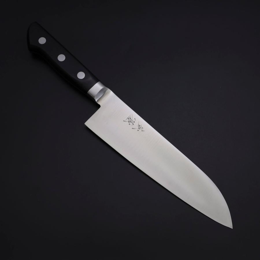 Santoku VG-1 Polished Black Western Handle 180mm