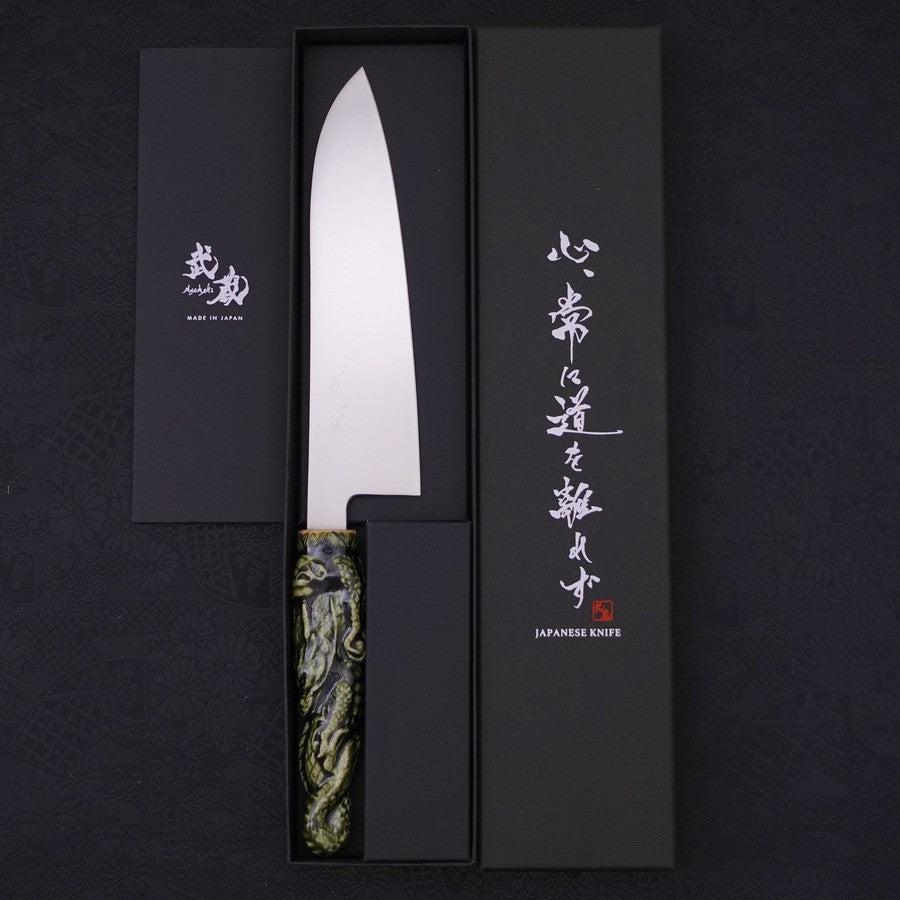 Santoku VG-1 Polished Ceramics Dragon Handle 180mm