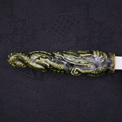 Santoku VG-1 Polished Ceramics Dragon Handle 180mm