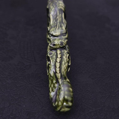 Santoku VG-1 Polished Ceramics Dragon Handle 180mm