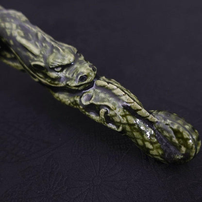 Santoku VG-1 Polished Ceramics Dragon Handle 180mm