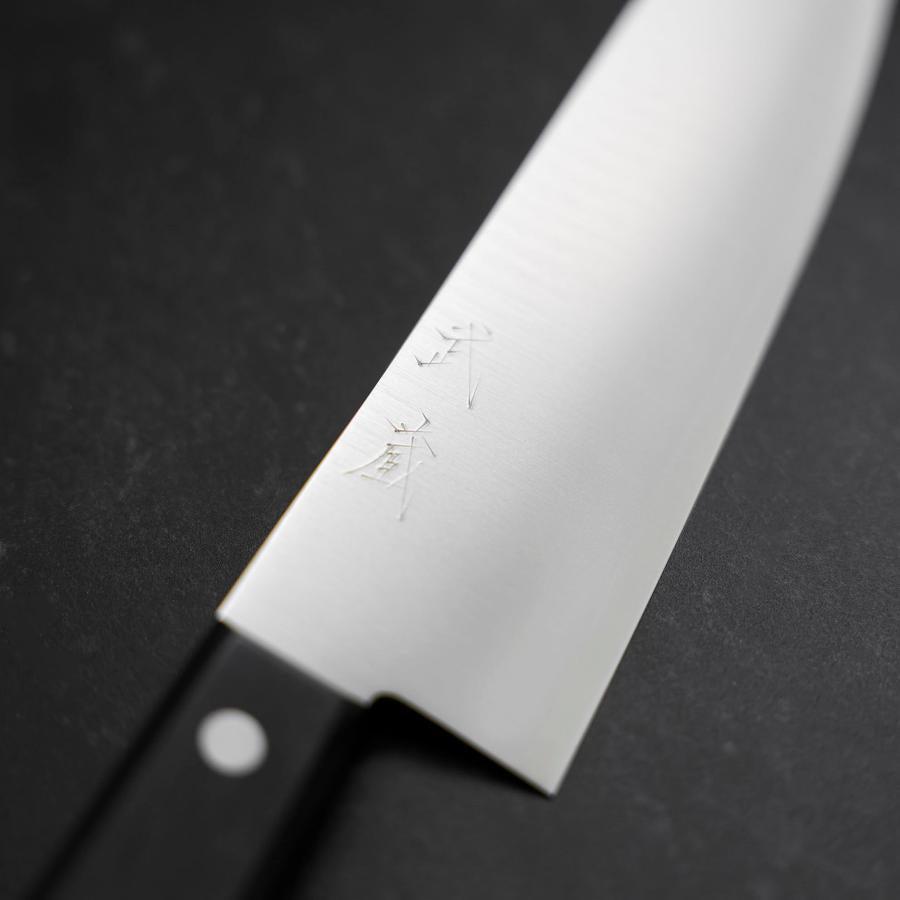Santoku VG-1 Polished Dark Blue Western Handle 165mm