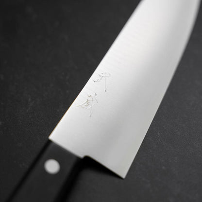 Santoku VG-1 Polished Dark Blue Western Handle 165mm