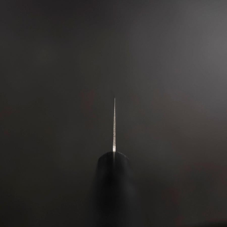 Santoku VG-1 Polished Dark Blue Western Handle 165mm