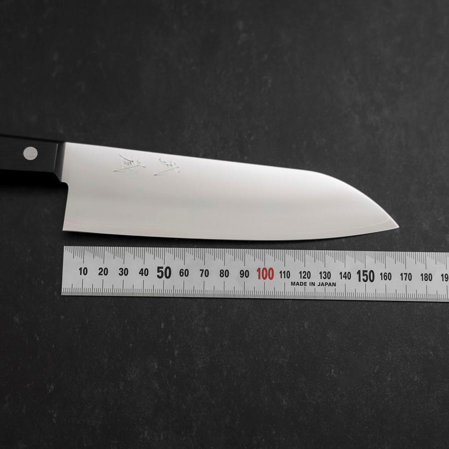 Santoku VG-1 Polished Dark Blue Western Handle 165mm