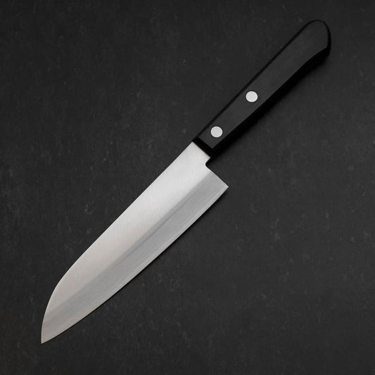 Santoku VG-1 Polished Western Black Handle 135mm