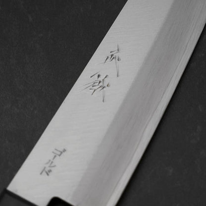 Santoku VG-1 Polished Western Black Handle 135mm