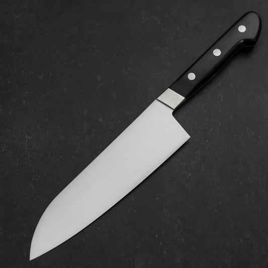 Santoku VG-1 Polished Western Black Handle 165mm