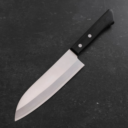 Santoku VG-1 Polished Western Black Handle 165mm