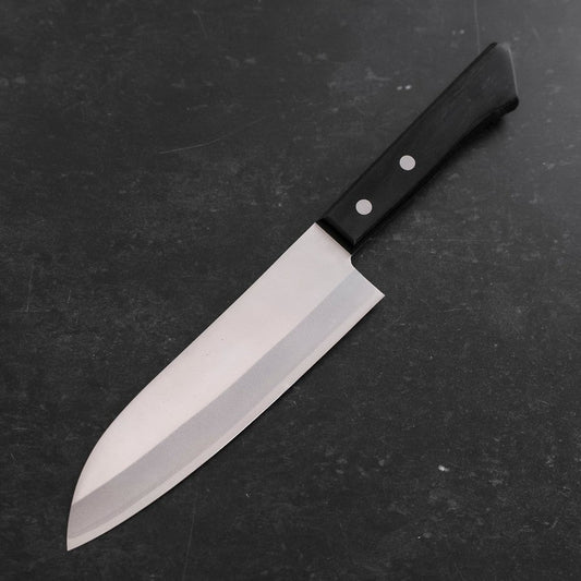 Santoku VG-1 Polished Western Black Handle 165mm