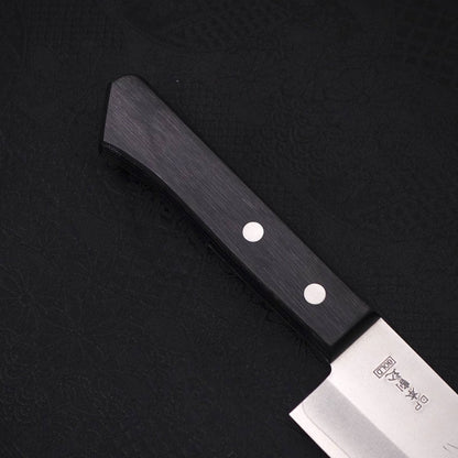Santoku VG-1 Polished Western Black Handle 165mm