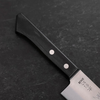 Santoku VG-1 Polished Western Black Handle 165mm
