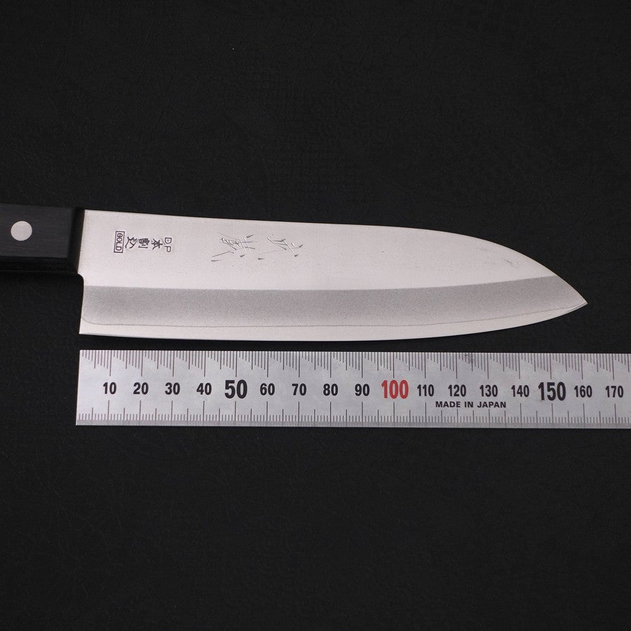 Santoku VG-1 Polished Western Black Handle 165mm