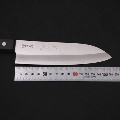 Santoku VG-1 Polished Western Black Handle 165mm